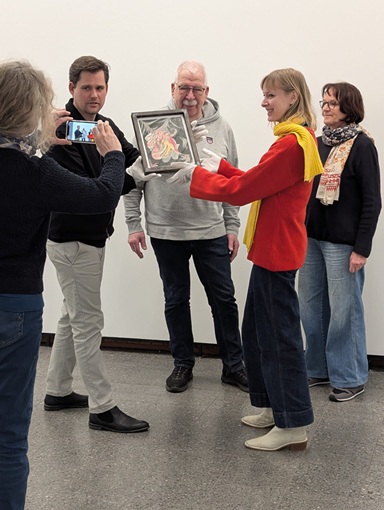 Übergabe des Bildes